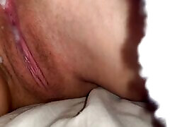 I Cum on Her Pussy and She Doesn&039;t Realize It