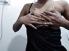 Look at my wet and dirty kitty! Tasty cream is flowing out when I tease clit