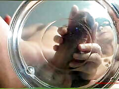 MILF Extreme Milking Cock in Water Slowmo Huge Cumshot