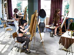 Milfs Of Sunville - ep 18 -The scary hairybig clit Teacher By Foxie2K