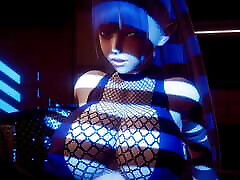 Ninfapzu the miss Ren Kinome riding a huge monster cock in her tight pussy final technique secret jutsu buttocks dripping cun