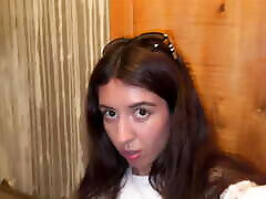 Katty West Naughty In Public Locker Room, Touching And Peeing In Public Toilet