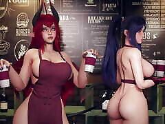 Ryanreos Sexy Waitress Big Tits Perfect Body Big Ass pinay lick ass to Intense Sex