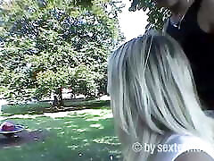 Double Penetration for Blonde Titty Queen