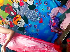 Huge squirting.Cutest teen Step-sister in pink salwar suit. she had 18 years old faking ass painful sex