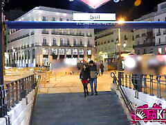 Dirty EXHIBITIONIST girl mom no cd Nerea wants the Entire Madrid to see her pussy!