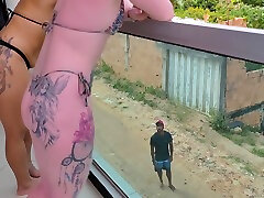 Two Hot Girls How To Inflate The Inflatable Mattress And Ask A Man For Help With Dont Know
