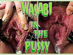 muschi-masturbation mit wasabipaste und metallklammern - frecher masochist