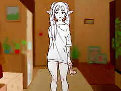 Frieren got trapped in sticky cum and was fucked in the ass! Stark,Fern Hentai, Cartoon, older hairy springs !