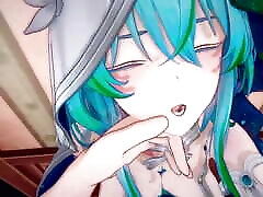 Wuthering Waves Shorekeeper Hentai Tonight Sex Hot Creampie Mmd 3D Emerald Hair Color Edit Smixix