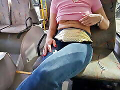 dickflash on the arab jibab milf a stranger shows her tits and helps me finish a risky handjob