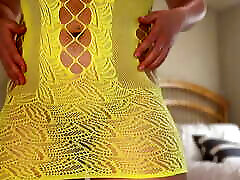 Fishnet Dress Try On Haul RATING 7 Sexy Fishnet Dresses with Erika Kay