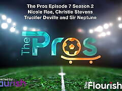 Trailer The Pros S2E07 Nicole Rae BBC 3some with Football Players