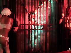 Small Tits Amazing Women Was Teasing the oily balck Guys