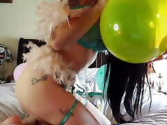 I Blow You Stroke I Want to Tease You with My Balloons, I Want to Watch You Stroke Your Cock to Every Blow of Breath