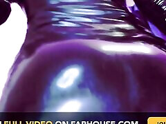 Rubber Domina Smoke Fetish Eva Latex Kink Solo BDSM Femdom MILF Boots Sexy