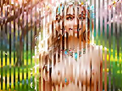 Beautiful Big Breasted Nude stepmom skandal stepson Girl with Apple Blossoms