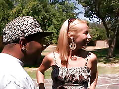 The Cute Blonde Is Finally Ready to Have a Black Cock in Her thorne school Ass