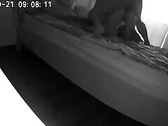 a camera and filmed the cheating of her husband and housekeeper. Real video