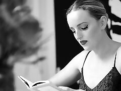 Erotic Reading With Super Sexy Blonde boy and dog sexc Forde!