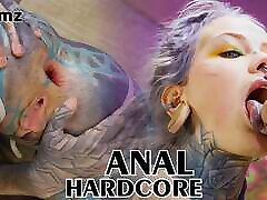 petite tatuato ragazza anuskatzz ottiene anale