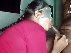 Indian Telugu aunty soking har boyfriend coke