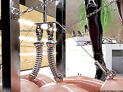 Blonde Thieves Punishment - Hardcore Metal butt little tinny 3D BDSM