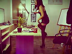 Sexy Webcam Model Working Hard in My House