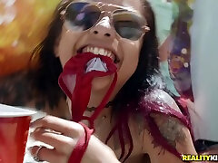 Spring watch str8 guy give in Beach House Party - RealityKings with JMac, Brandi Bae, Mandy Muse