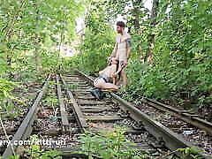 Alternative Amateurs Fuck & Squirt On Abandoned Railway - Lustery