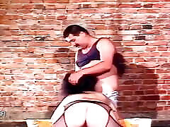 Nasty master dominates his submissive female