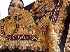 Lady Victoria Valente - Styling of Fabric Mask and Headscarf, JOI
