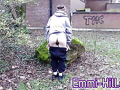 German 18yo Teen public & dirtytalk! Big Labig! Skinny! Small Tits!