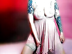 Lady Angela jerk russian anal porn encouragement teasing big boob tattooed goddess