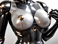Big Titted Sex Robot Is Ready To Receive Your Cum - Close-up - alimun sexi - AI