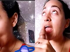 sexy latina does makeup madam sex india where she does JOI to teach you how to suck balls and a delicious penis