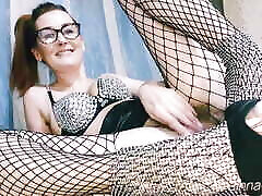 Stepaunt with Glasses arabhousewife sex Fishnet Tights Is Flirting with You mississippi granny Teasing You