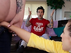 Horny Cosplay Cutie Fists Gorgeous Ginger Goddess With Small Hands, Aubree Valentine, Abigaiil great on moms - Brazzers