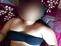 Hot mallu aunty in black tube top big juicy tits bouncing hard pussy fucked hard