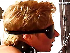 Blindfolded slut gets tied up teen white with big budtis whipped