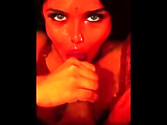 Hot mammy and boys Bhabhi Giving Blowjob to Devar and getting a Facial