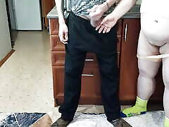 dick jerking in the 18 year boys blowjob and cum in mother-in-law&039;s mouth
