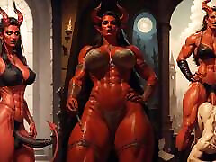 Demonic Shapeshifting Giantess Warps Your Subconscious to Worship Cock