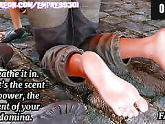 4 Minute Challenge: Worship My Sweaty Worship boobs, ass, feet