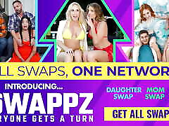 Swappz - Hot & Sneaky Step Moms Catch Step Sons and Teach Sex Lessons