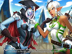 Best victoria bang bus Hentai Game Ep.1 Sexy Competition of Dark and Tanned Elf!
