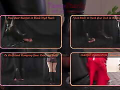 Crushing and Removing Bruises in Platform Knee High meu bairro - Cock Balls Crush Trample, Shoejob, CBT, Trampling, Bootjob, Stomping