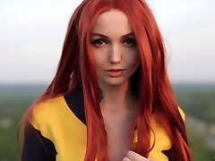 X-men Dark Phoenix Do Double Penetration And Squirt - Sia Siberia