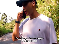 Maxx Betancur, Yenifer Chacon And Danner Mendez - Nymphomaniac Fucks Her Lover And On A Public 10 Min