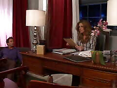 Kayla Paige an uninhibited woman with light hair gets her